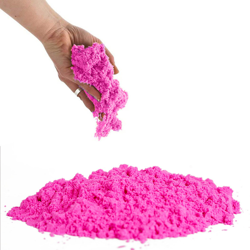 Ratnas Wonder Sand 500 gms with Only 1 Mold (Color Pink 1191) Show Your imagination