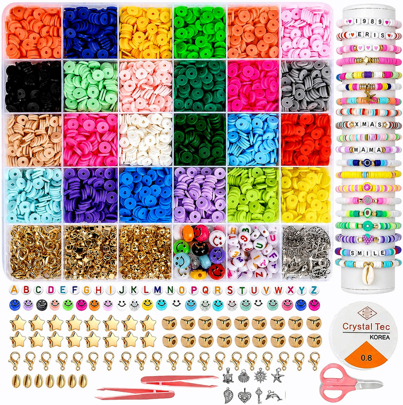 BISNIE BISNIE Kids Beads Craft Kit Beads & Charms Set DIY Art Learning - Flipkart Deal