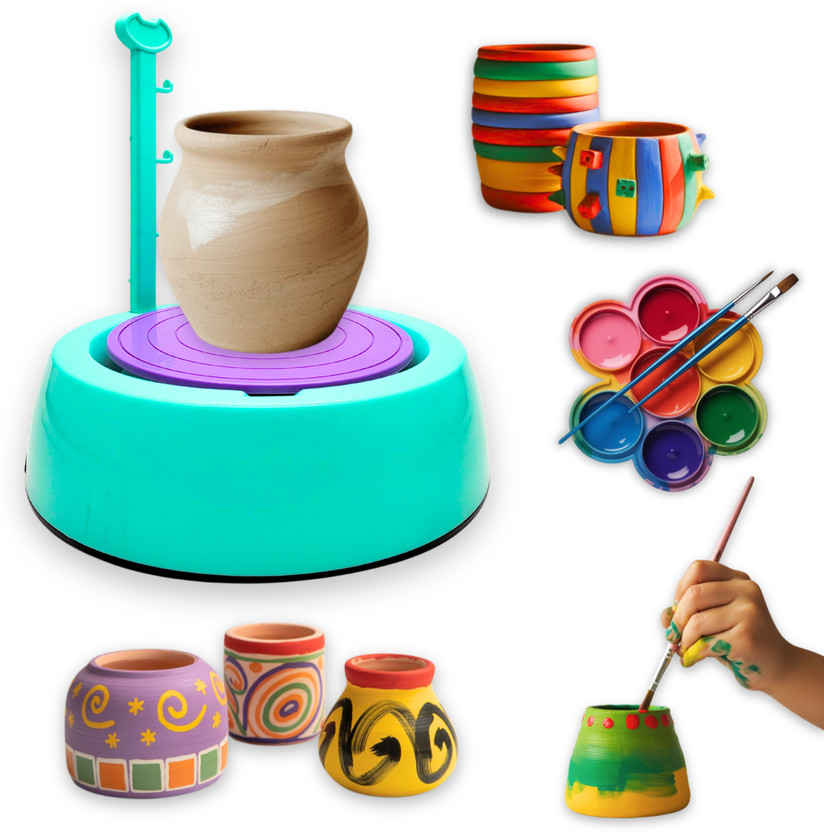 Sambaby Sambaby Art Pottery Wheel Set for Kids - Flipkart Deal