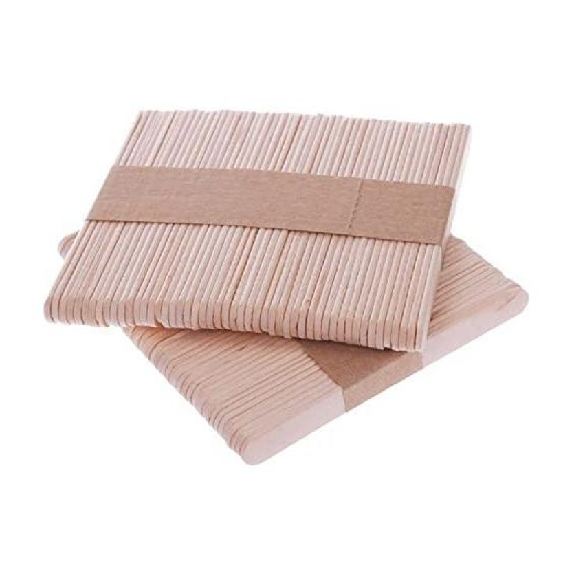 RJV RJV Global Natural Ice Cream Popsicle Sticks for School Projects -Pack of 100 Pcs - Flipkart Deal