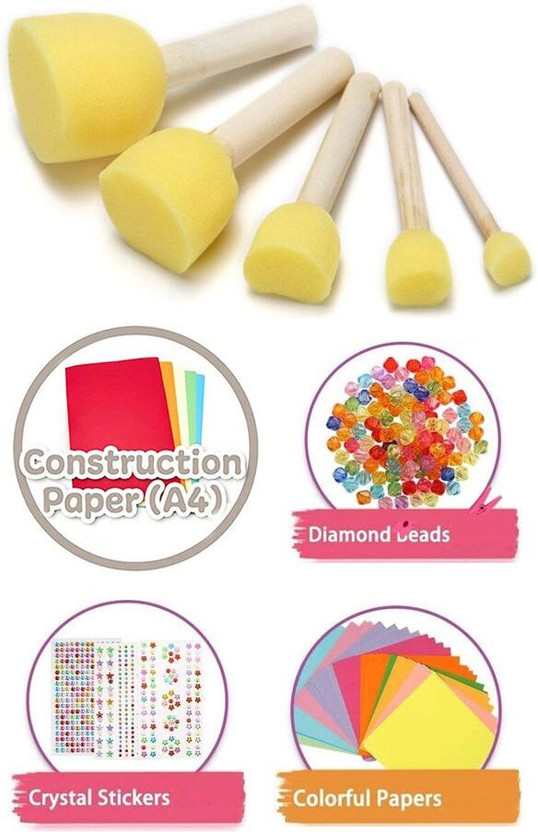 Crafts Haveli Art Supplies for Kids Craft Art Kit for Boys Girls School Project #023