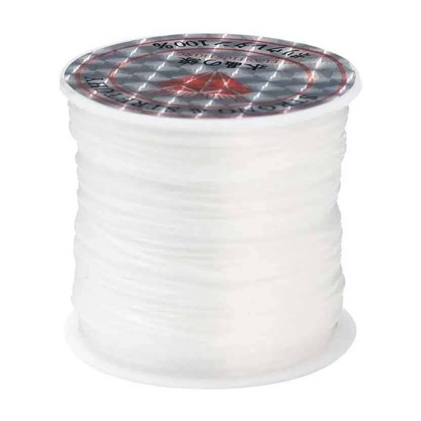 Weariton Elastic Bracelet Rope Stretch Cord for Jewelry Beaded Making(0.8mm, 60 Meters)