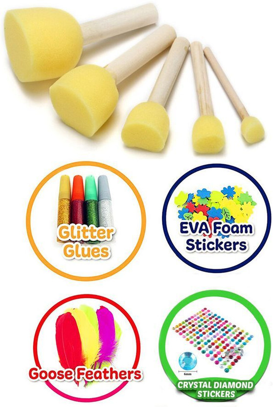 Crafts Crafts Haveli Art Supplies for Kids Craft Art Kit for Boys Girls School Project #025 - Flipkart Deal