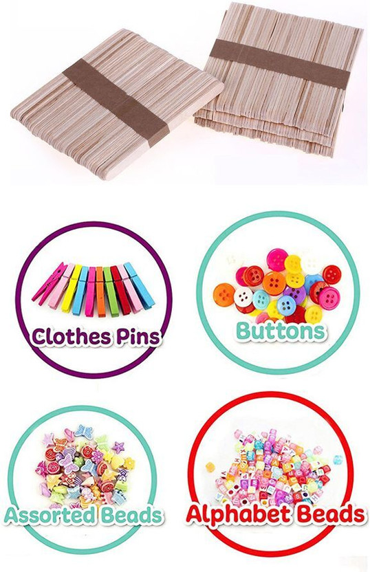 Crafts Haveli Art Supplies for Kids Craft Art Kit for Boys Girls School Project #087