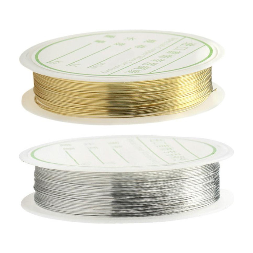 Weariton Weariton 0.5mm Copper Wire / Metallic String For Beading Necklace, Jewellery Making - Flipkart Deal
