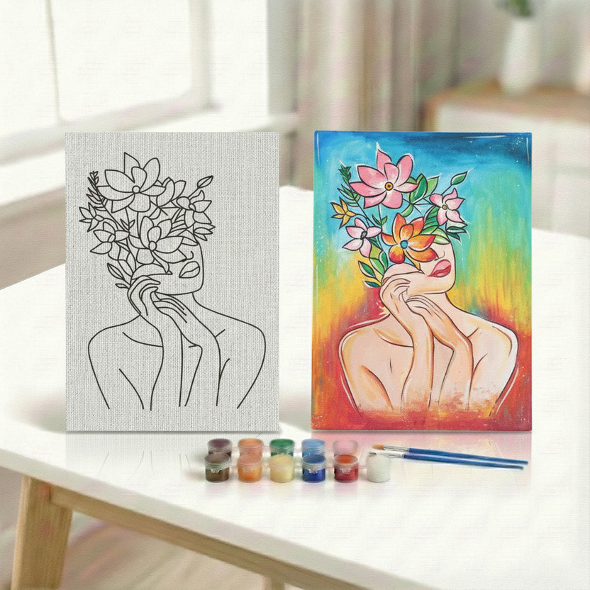 Hobby Hobby India Canvas Painting kit | Diy Painting kit | Art and Craft kit - Flipkart Deal