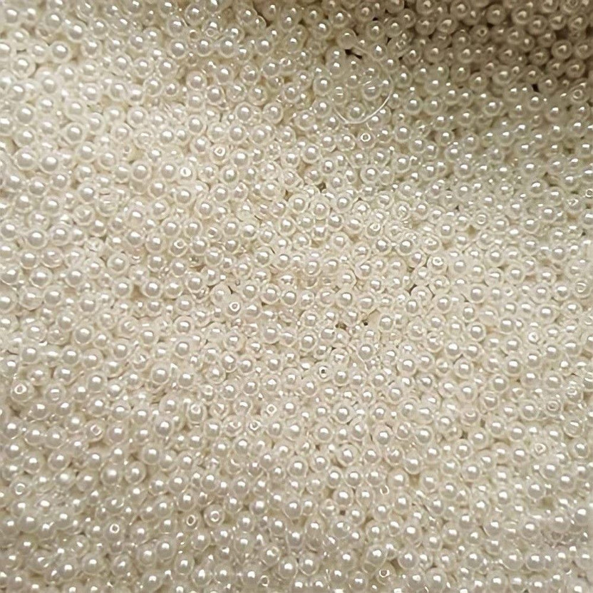 Airtick Airtick (Pack of 100 Gram) 3mm White Moti Ball Pearl Bead DIY Craft Decoration Material - Flipkart Deal