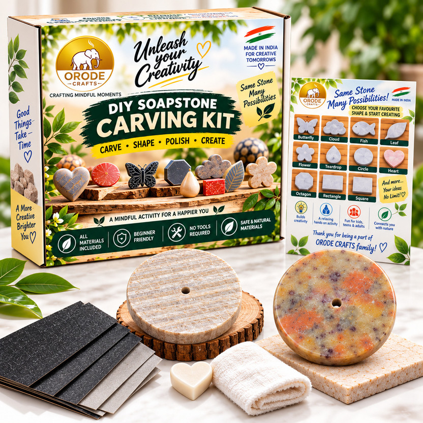 ORODE ORODE CRAFTS DIY CIRCLE Creative Art Stone Kit for Kids & Adults - Flipkart Deal