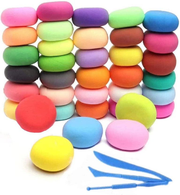 Crafty Crafty villa Low Price Pack of 12 DIY Ultra Light Modelling Bouncing Clay - Flipkart Deal