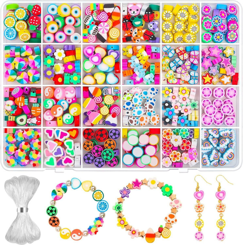 SYGA SYGA Beads for Kids Crafts Children's Jewelry Making Kit DIY Bracelets - Flipkart Deal