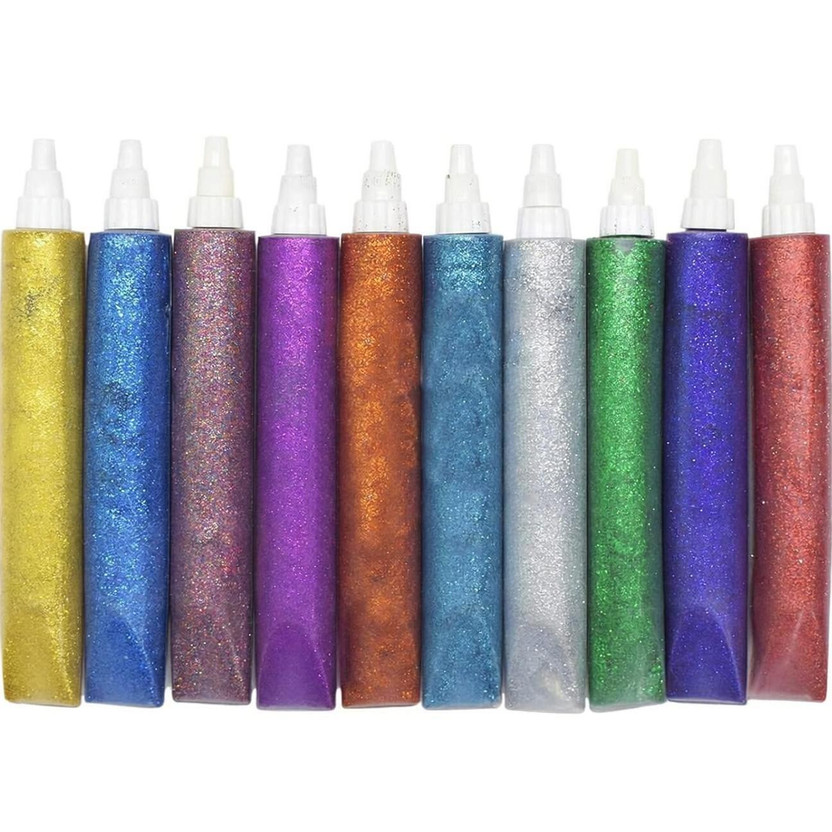 ASIAN HOBBY CRAFTS Asian Hobby Crafts Glitter Sparkle Glue Tubes