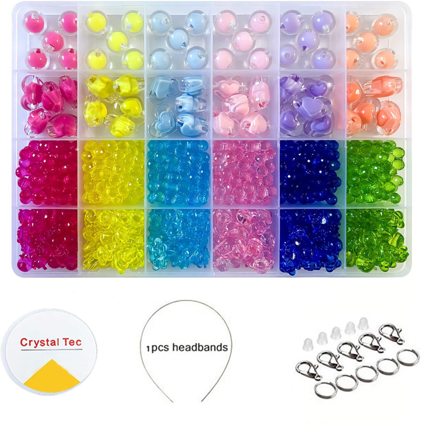 Rarehaunt Rarehaunt Beads Multicolour Charms Ring Band Bracelet Necklace for Kids Jewelry Making Kit - Flipkart Deal