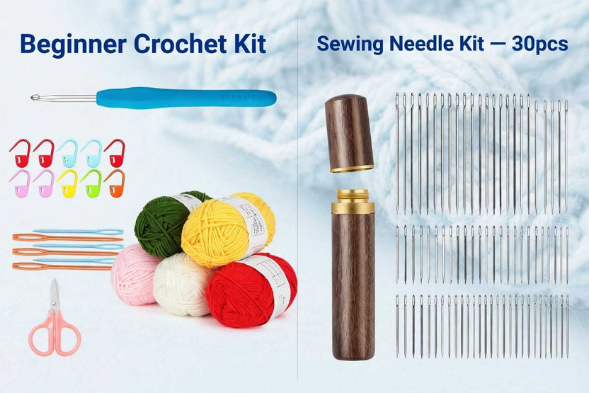 lukaf lukaf Multi Purpose Crochet Yarn and Sewing Kit - Flipkart Deal