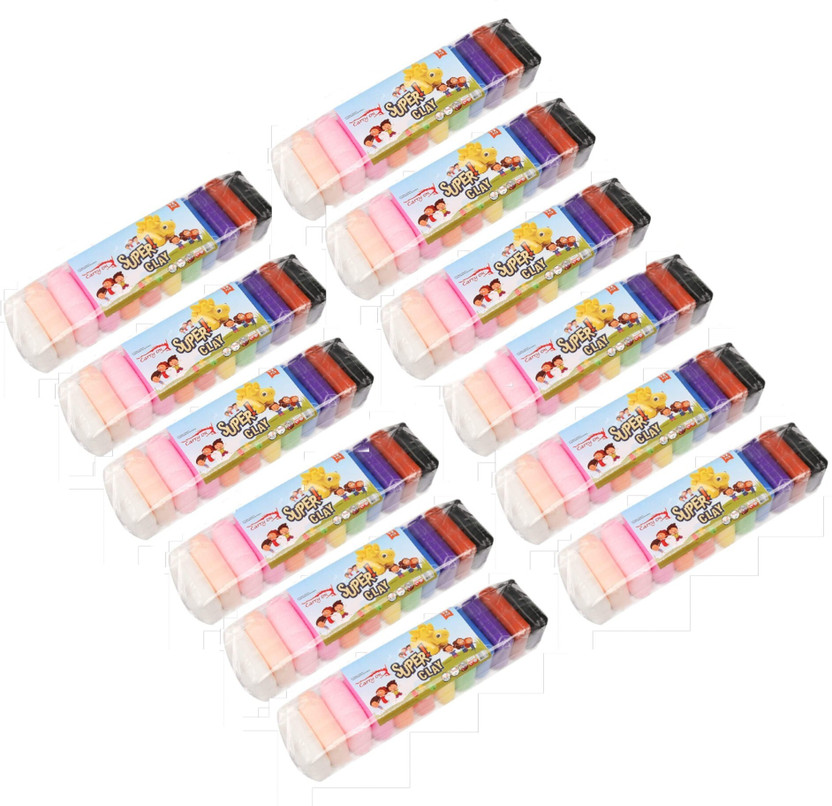 ShubhKraft Return Gift Item In Bulk | Super Light DIY Fluffy Foam Clay with Tools (12 Pcs)