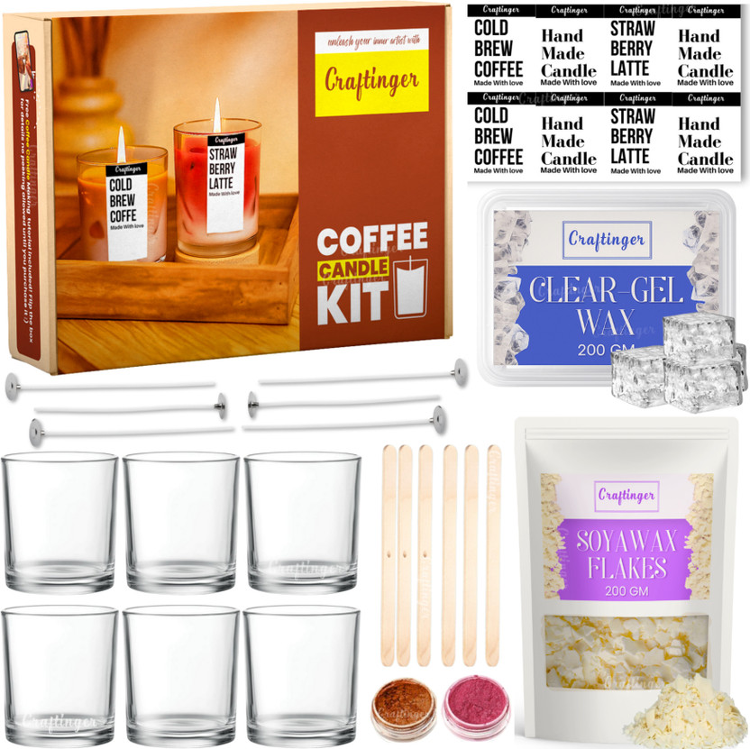 Craftinger DIY Candle Making Kit for Adults & Beginners