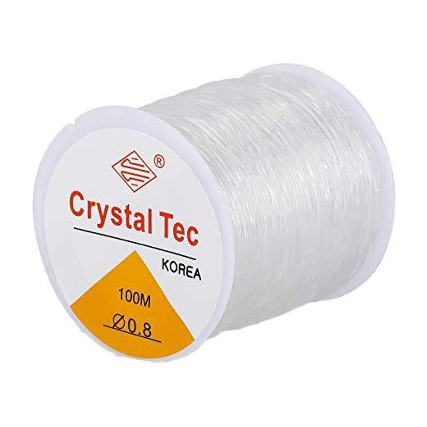 Emmanuelstore 0.8mm Elastic Thread for Jewelry Making