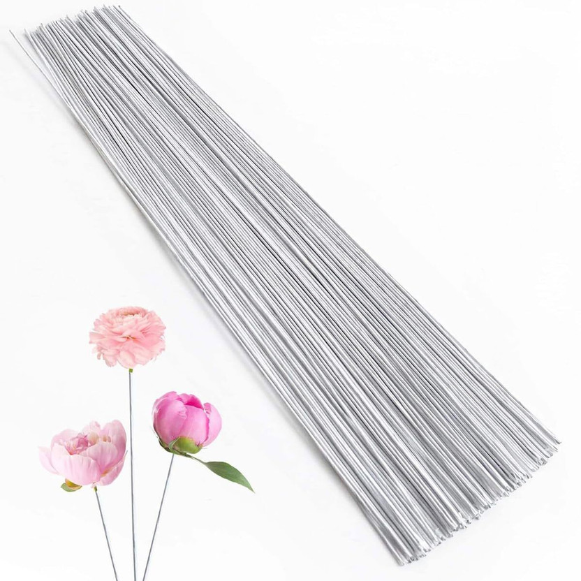 Qroof Qroof Floral Stem Wire Flower Making – White - Flipkart Deal