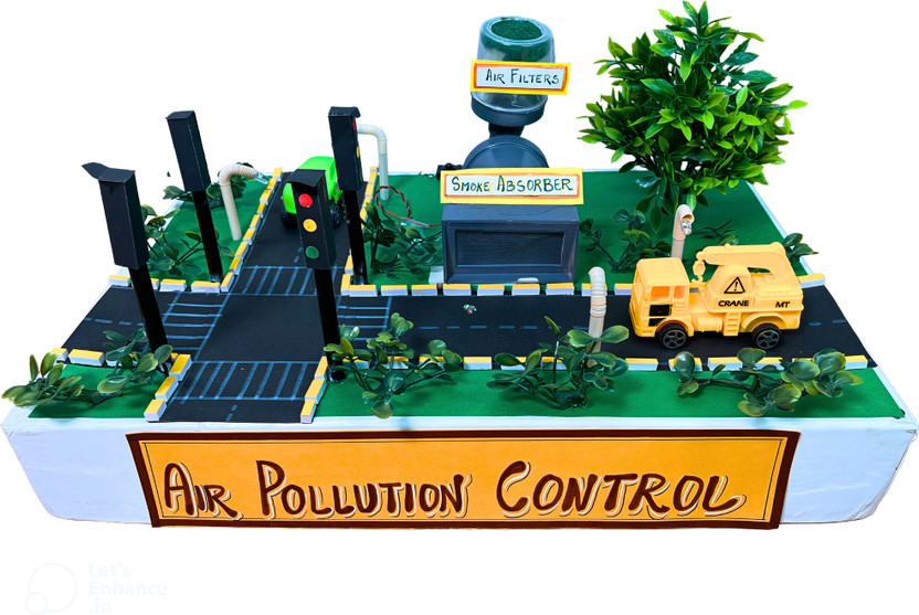 komodo craft Air Pollution Control Model DIY Kit for Students