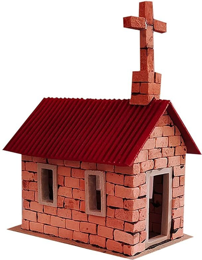 PLAYFUN CRAFTS Mini Brick Build Construction kit(Church) Set