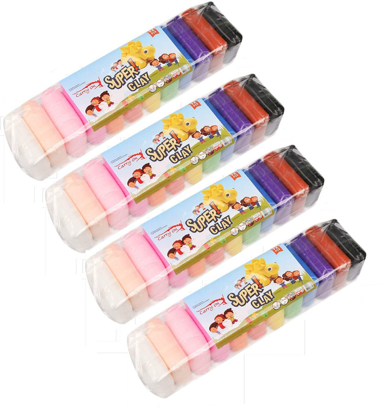 ShubhKraft Return Gift In Bulk | Soft Magic Clay / Creative Art DIY Crafts Fun Toy (4 Pcs)