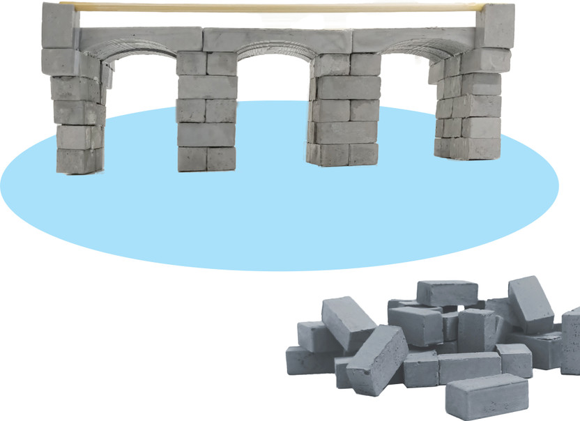 Little Sparrow Little Bridge DIY Construction Set | Mini Bricks & DIY Projects
