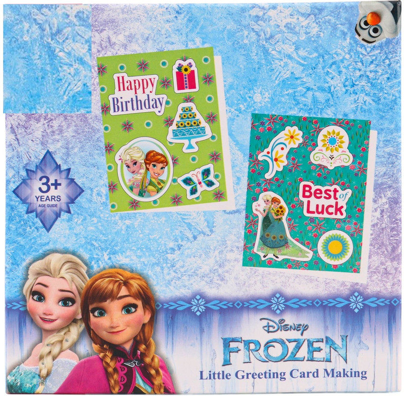 zokato Disney Frozen Greeting Card Making Kit (Colour May Vary)
