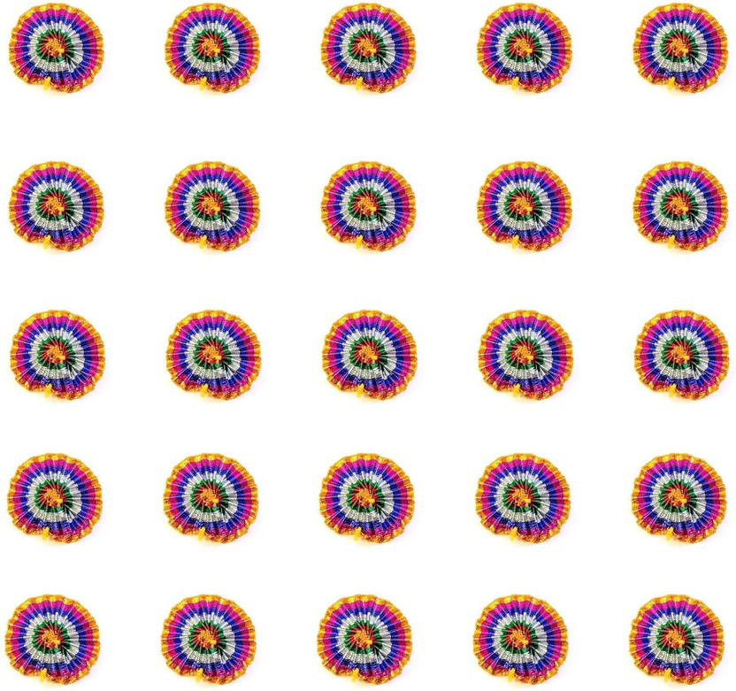 Crafts Haveli Gota Patti Flowers Appliques Patches for Embroidery Decoration