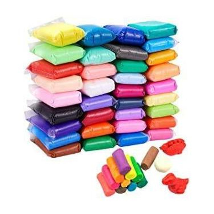 Freedy Freedy Soft Clay, Creative Art Crafts, Gifts for Kids 12pcs air dry clay - Flipkart Deal
