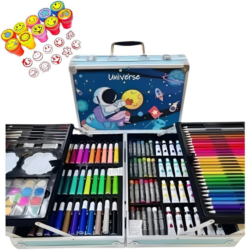 Starlight Sansar Kids Deluxe Art Kit Space Theme
