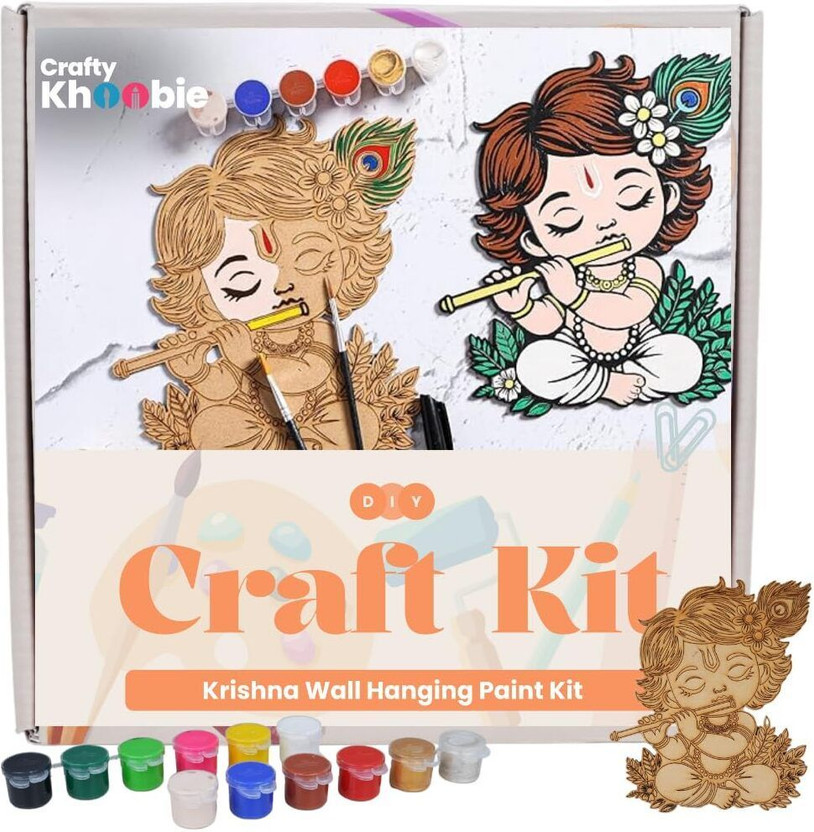 Crafty Khoobie Krishna Diy Craft kit for kids