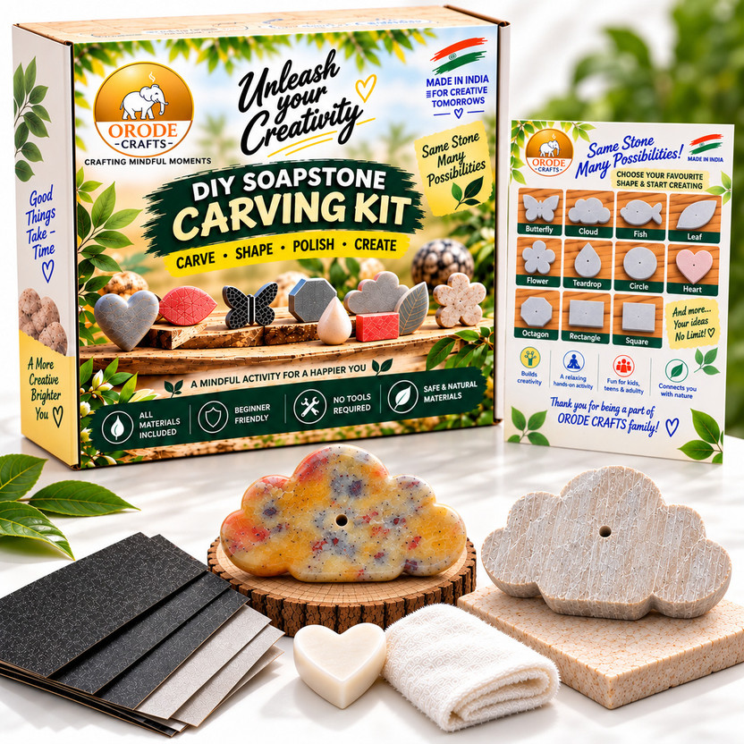 ORODE ORODE CRAFTS DIY CLOUD Creative Art Stone Kit for Kids & Adults - Flipkart Deal
