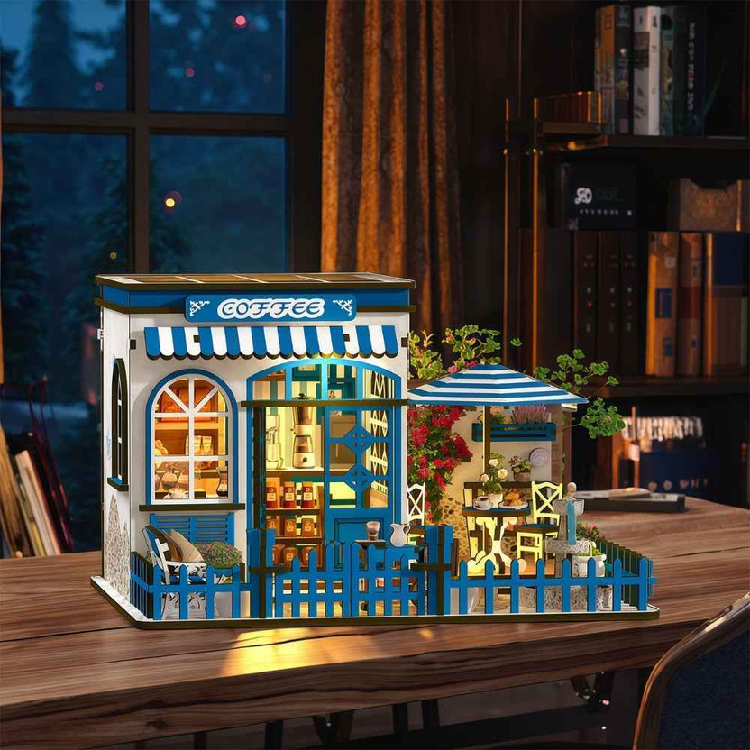 Bite Sized Crafts Santorini Sun Coffee DIY Miniature Kit