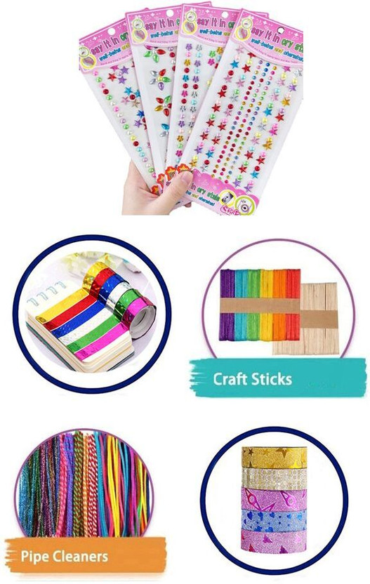 Crafts Haveli Art Supplies for Kids Craft Art Kit for Boys Girls School Project #106