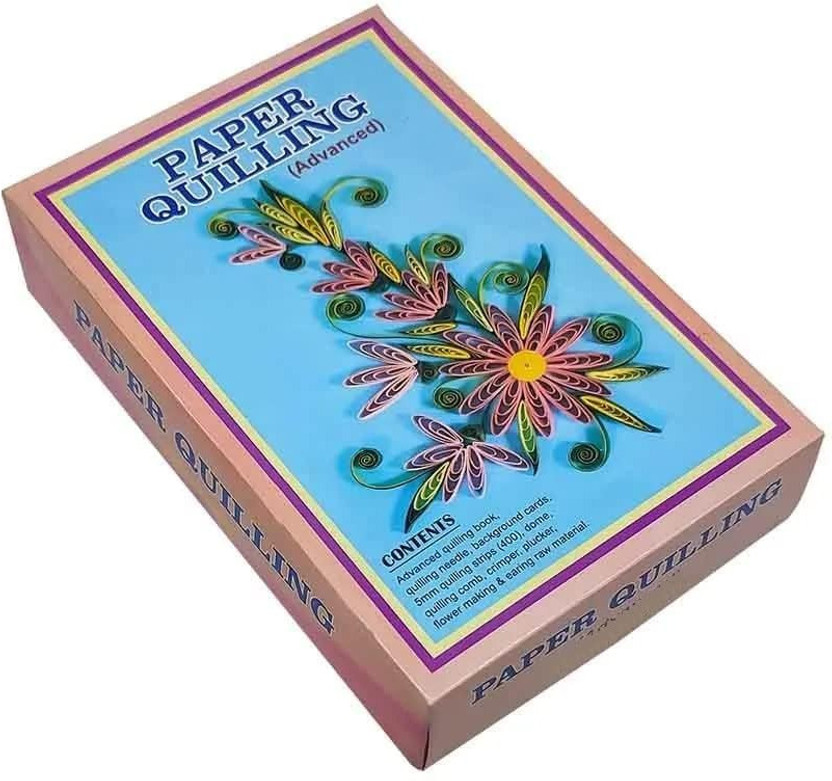 BM RETAIL Quilling Paper Set with Strips All Necessary Tools for Beginners (Advanced Set)