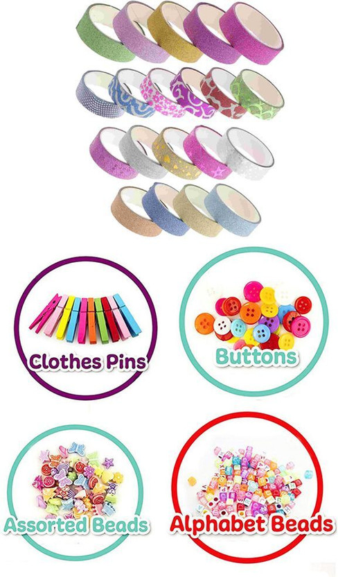Crafts Crafts Haveli Art Supplies for Kids Craft Art Kit for Boys Girls School Project #031 - Flipkart Deal