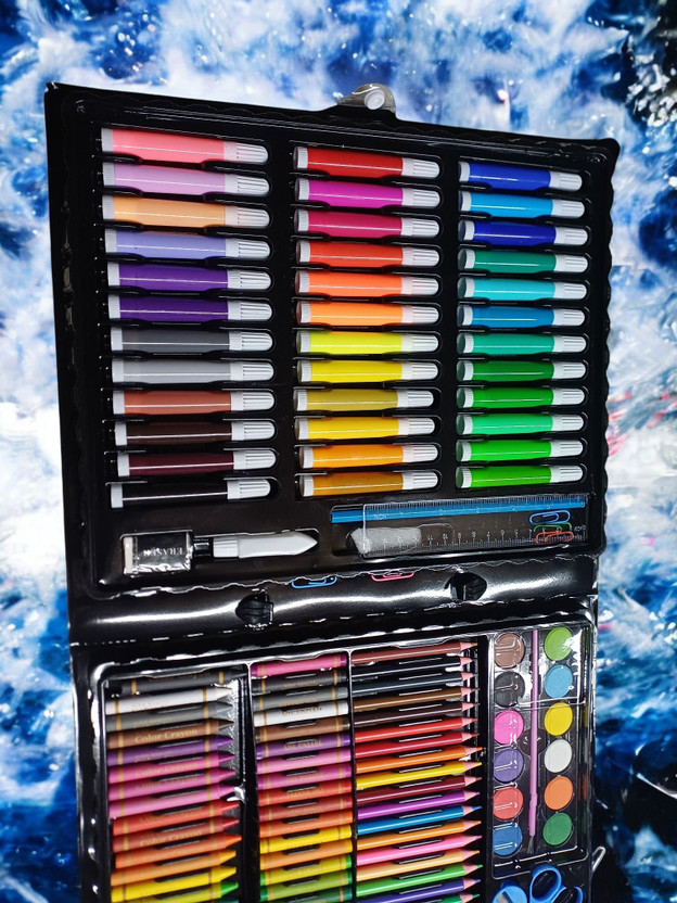 PRIYANSHICORPORATION 150 Pieces Complete Art Material Set for Kids with Storage Box