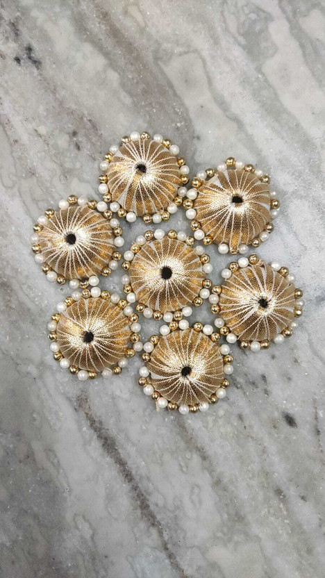SellplusCraft SellplusCraft Golden Decorative Embellishment for Craft Pack of 20 (RM-GI09 Golden) (Small) - Flipkart Deal