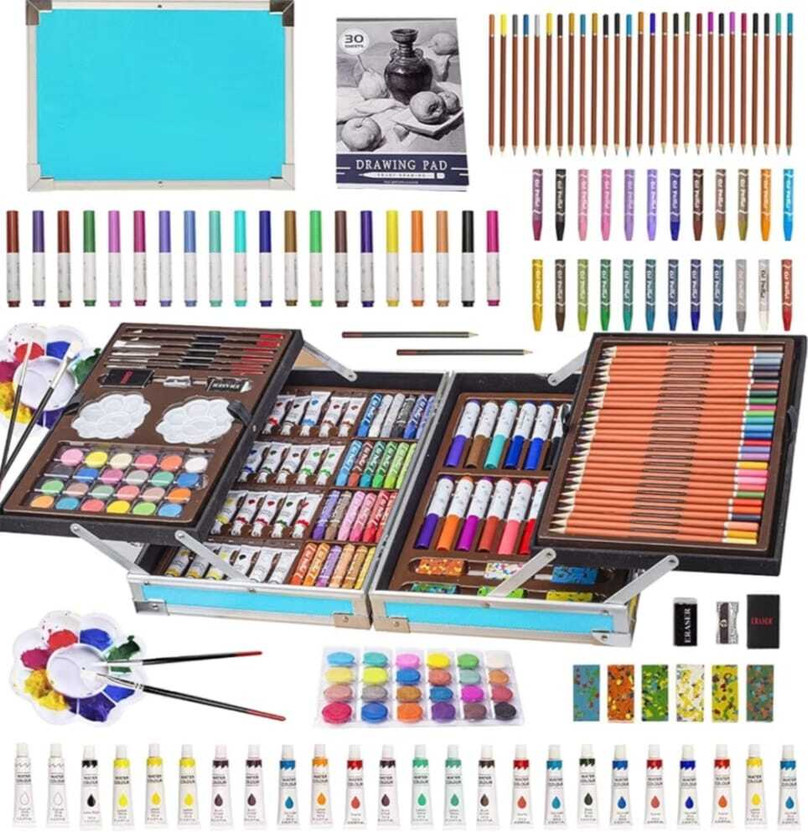 bharti collection 145 Pieces Art & Craft Painting Kit – Blue Space
