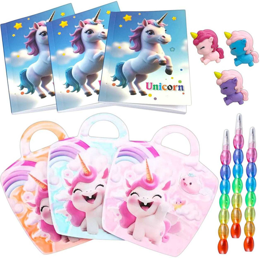 Tera13 Best Kanjak Return Gifts for Kanya Pujan, Unicorn Theme Gift Set For Girls