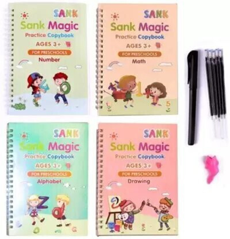 Mynxe Mynxe Magic Book Magic Calligraphy Copybook Set Practical Reusable Writing Tool Simple - Flipkart Deal