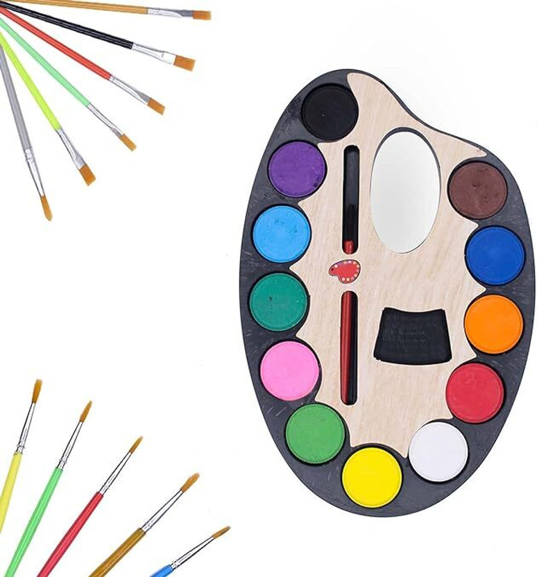 Eclet Eclet Watercolor Set for Children Non-Toxic Sketch Painting Water Color Kit for Girls - Flipkart Deal