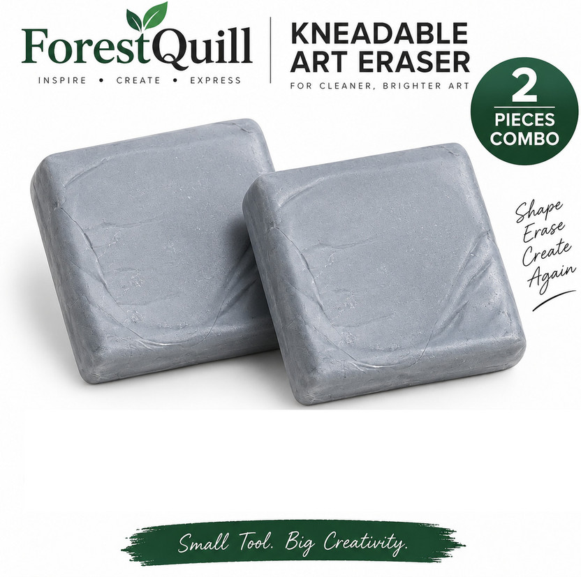 ForestQuill ForestQuill Kneadable Eraser – Soft Precision Eraser for Drawing, Sketching & Shading - Flipkart Deal