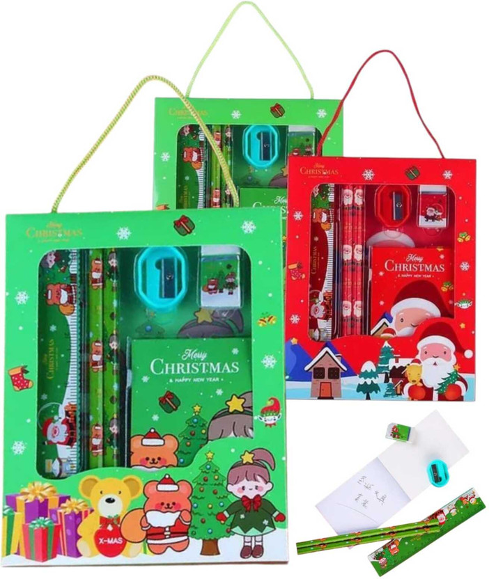 AMANVANI Christmas 6-in-1 Stationery Kit Set | New Year Gift Merry X-Max Return