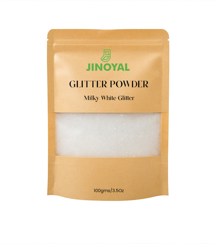 Jinoyal Premium Glitter Powder for Resin Art, Slime, Nail Art, Crafts & Decoration