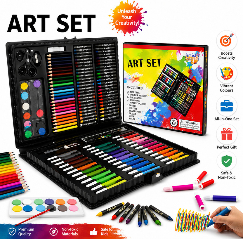 hkb hkb 150 Piece Deluxe Art - Flipkart Deal