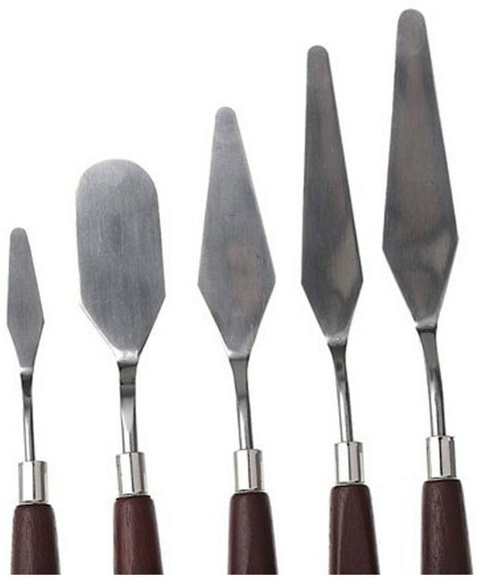 DiaCia Painting Knives (Set of 5) Oil Painting Mixed Scraper Art Supplies