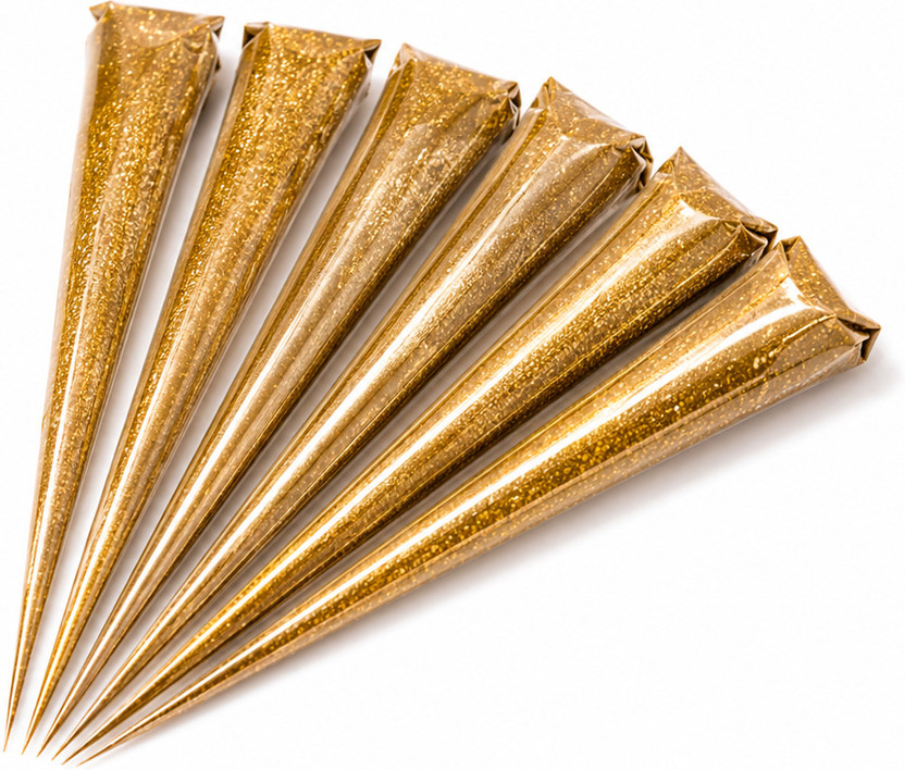 Krizadiv Glitter Gutta Cone for Fabric Painting & Craft Decoration