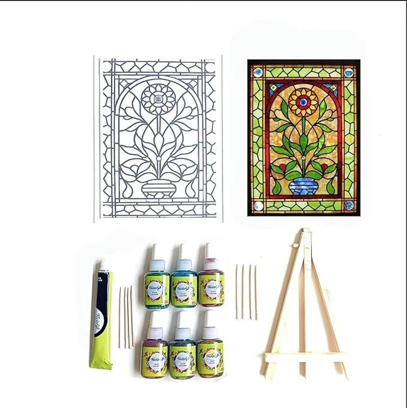 the the brown box Glass Painting kit,Art and Craft kit,Craft kit for Kids and Adults - Flipkart Deal