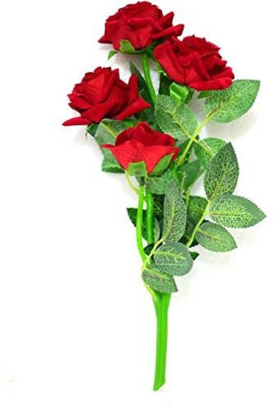 Daissy Raise Daissy Raise Artificial Rose Flowers (Red) Red Rose, Lily ...