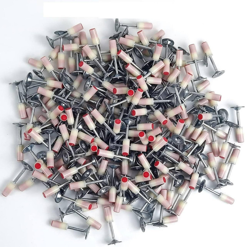 XDHARMISHT Manual Steel Nail Gun Nails 7.3mm Round Nails 100 pcs for Concrete Wall Tool Manual Steel Nail Gun Nails 7.3mm Round Nails 100 pcs for Concrete Wall Tool Collated Screw Gun(Cordless)